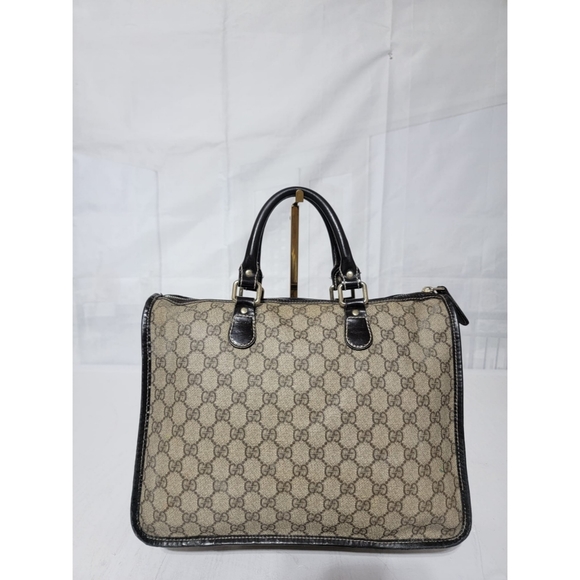 Gucci GG Supreme Joy Tote Canvas & Leather Bag - Picture 3 of 14